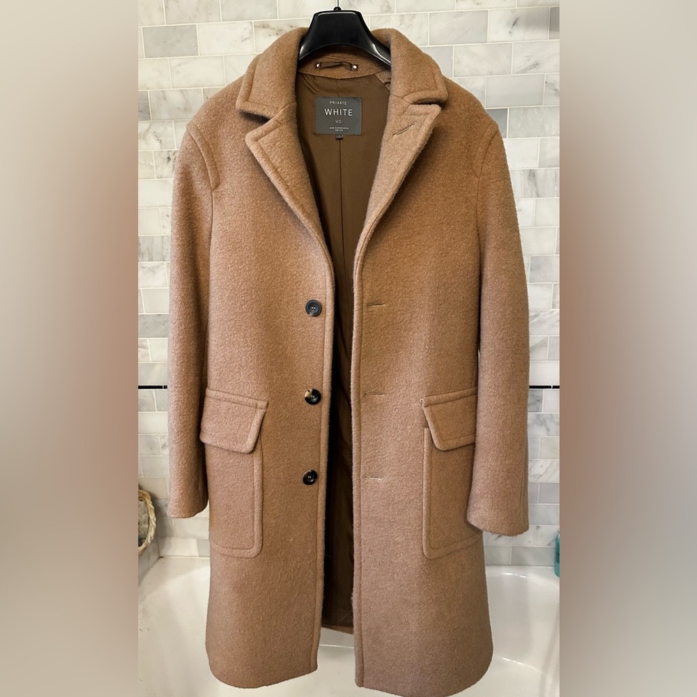 Private White VC "Camel Cuddler Coat" (fits like US Small/Medium)